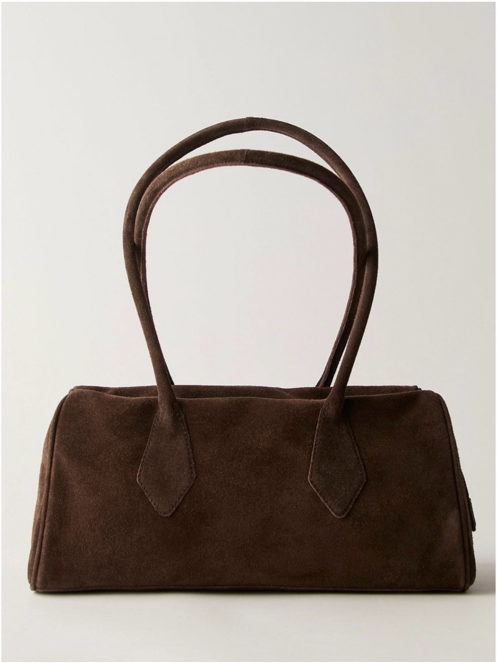 Free People Sierra Suede Shoulder Bag in Chocolate NWT